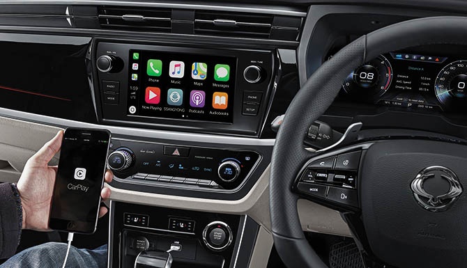 Korando Apple Car Play