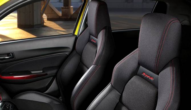 suzuki swift sport seating