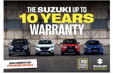 Brenwood: Fife’s Suzuki Dealership Welcomes New 10-Year Warranty on All Models and Industry-Leading EV Battery Cover for e Vitara